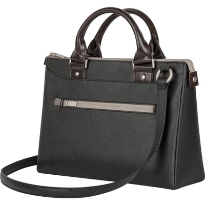Moshi Moshi Urbana Mini Lightweight Bag - Metro Black, Padded Phone/tablet Compartments, Detachable Shoulder Strap
