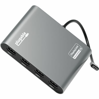 PLUGABLE USB-C GRAPHICS ADAPTERUSB-C QUAD 4K HDMI GRAPHICS