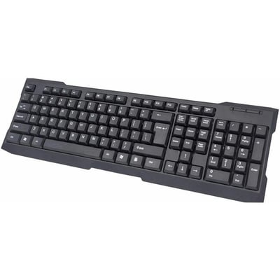 ENHANCED KEYBOARD USB, BLACK - 104 KEYS - STREAMLINED, DURABLE DESIGN IDEAL FOR