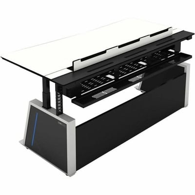 Lund Halsey Vision line Air 24/7 Height Adjustable Console - 83in Width - TAA Compliant