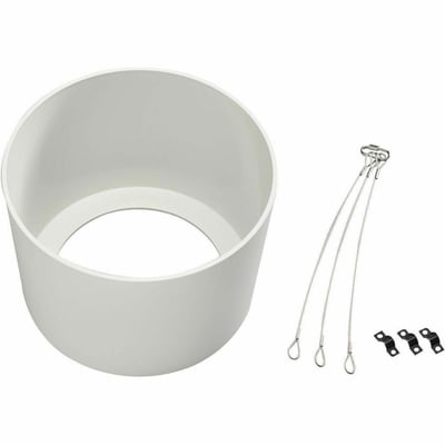 (SINGLE PACKAGE) WHITE PENDANT MOUNT KIT FOR VXC2