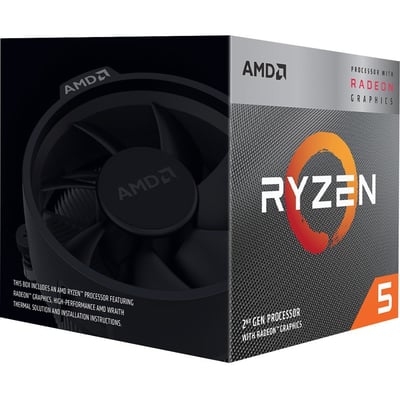 AMD RYZEN 5 3400G WITH WRAITH SPIRE COOLER