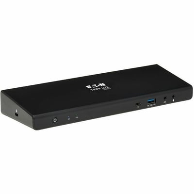 Tripp Lite by Eaton USB-C Dock Dual Display - 5K 60 Hz DP 4K 60 Hz HDMI USB 3.x (5Gbps) USB-A/C Hub GbE 85W PD Charging