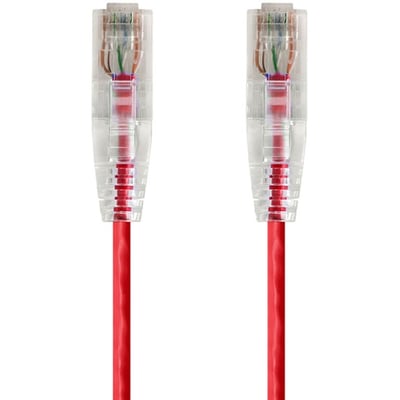 SLIMRUN  CAT6 UTP CABLE-7FT RED