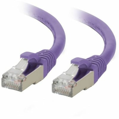 C2G 7ft (2.1m) Cat6a Snagless Shielded (STP) Ethernet Network Patch Cable - Purple