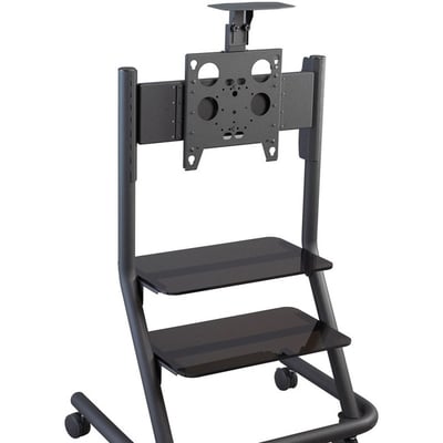 Chief Storage Display Mobile Cart - Black