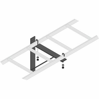 Middle Atlantic Cable Ladder Series Triangle Support Bracket - 18in Width