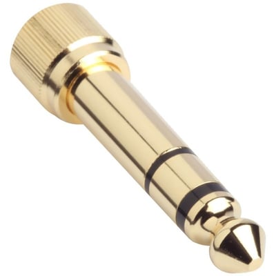 THREADED 1/4 (6.3 MM) GOLD-PLATED ADAPTER FOR SRH240, SRH440, SRH840 AND SRH750D