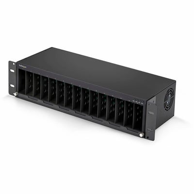 15-SLOT MEDIA CONVERTER CHASSIS UNMANAGED 19IN RACKMOUNT TAA