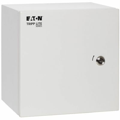 Tripp Lite by Eaton SmartRack Outdoor Industrial Enclosure with Lock - NEMA 4, Surface Mount, Metal Construction, 12 x 12 x 10 in., Gray