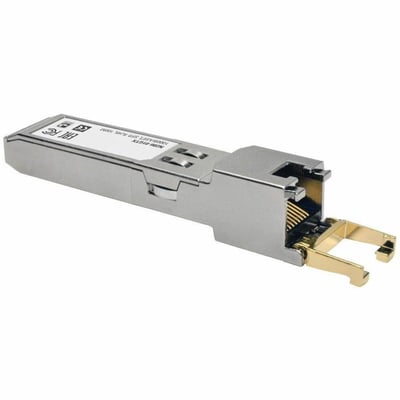 Tripp Lite by Eaton Cisco-Compatible GLC-T SFP Mini Transceiver 1000Base-TX Copper RJ45 Cat5e Cat6 328.08 ft. (100 m)