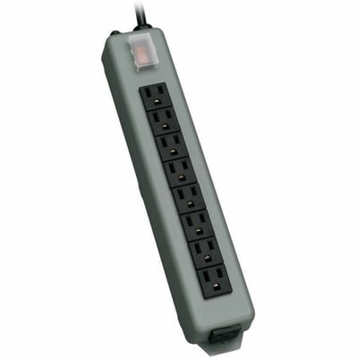 Tripp Lite by Eaton Waber Industrial Power Strip 9-Outlet 15 ft. (4.57 m) Cord Accommodates 1 Transformer