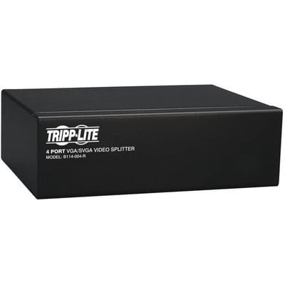 Tripp Lite by Eaton 4-Port VGA/SVGA Video Splitter with Signal Booster High Resolution Video 350MHz (HD15 M/4xF)