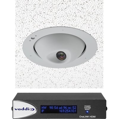 Vaddio RoboFLIP 4K HDBT OneLINK HDMI Video Conferencing System - Includes Camera and Interface - TAA Compliant