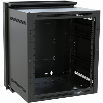 Middle Atlantic DWR Series 12RU Pivoting Wall Mounted Rack - 17in Depth Wall Mounted Cabinet