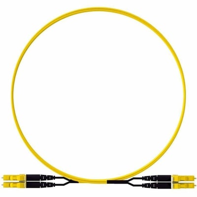 Panduit Opti-Core 2 Fiber, OM4+, Key/NonKey D-Yellow LC Duplex, Plenum