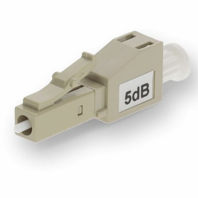 2PK OF 5DB LC OM1 MMF PATCH FIBER ATTENUATOR