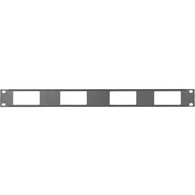 Middle Atlantic Panel, 1 RU, Accepts 4 Decora Devices