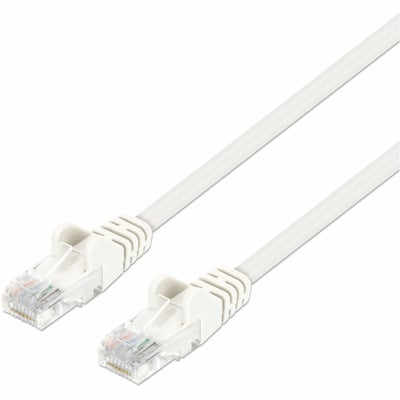 CAT6 U/UTP SLIM NETWORK PATCH CABLE, 10 FT., WHITE