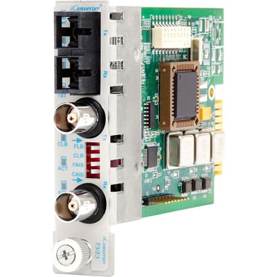 iConverter T3/E3 Fiber Media Converter Coaxial SC Single-Mode 30km Module