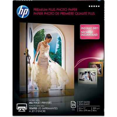 HP PREM PLUS 8.5X11 SG 25 SHT PHOTO PAPR
