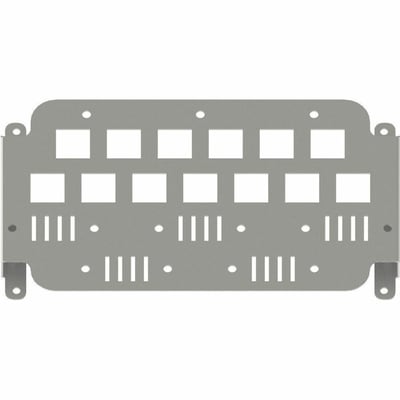 Panduit HD Fusion Wall Mount Incoming Cable Plate, Gray