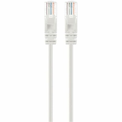 CAT6A U/UTP SLIM NETWORK PATCH CABLE, 10 FT., WHITE