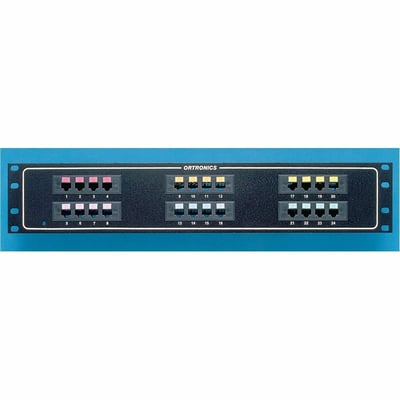 Ortronics Mod 8/Telco Panel - 24-port quad / 4 - 5 / F50