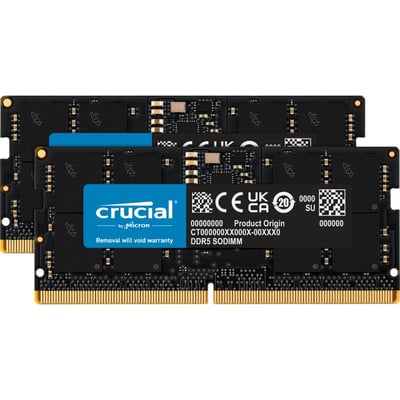 CRUCIAL 64GB DDR5 RAM 5200MHZ LAPTOP MEMORY SODIMM 262-PIN