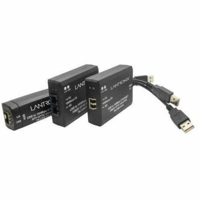 MEDIA CONVERTER- USB2.0 TO 100BASE-FX ETHERNET SFP