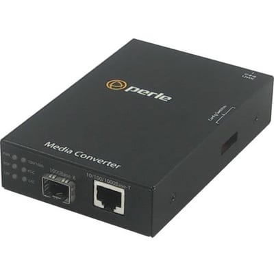 Perle S-1110-SFP - 10/100/1000 Gigabit Ethernet Stand-Alone Media and Rate Converter