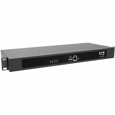 Tripp Lite by Eaton 48-Port Console Server USB Ports (2) - Dual GbE NIC 4 Gb Flash Desktop/1U Rack TAA
