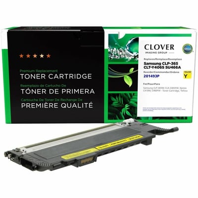 Clover Imaging Remanufactured Yellow Toner Cartridge for Samsung CLT-Y406S