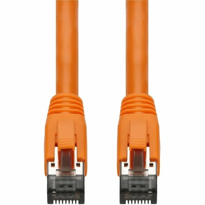 AddOn 2ft Orange CAT 8 Shielded (S/FTP) PVC Ethernet Cable Snagless Easy Boot RJ-45 M/M
