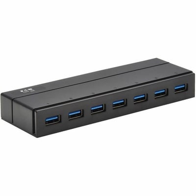 Tripp Lite by Eaton 7-Port USB-A Mini Hub - USB 3.x (5Gbps) International Plug Adapters