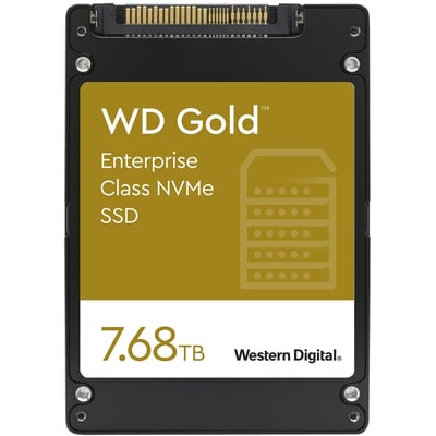 WD WD GOLD NVME 7.68TB PCI-E 3.1 X4 U.2 7MM ENTERPRISE CLASS