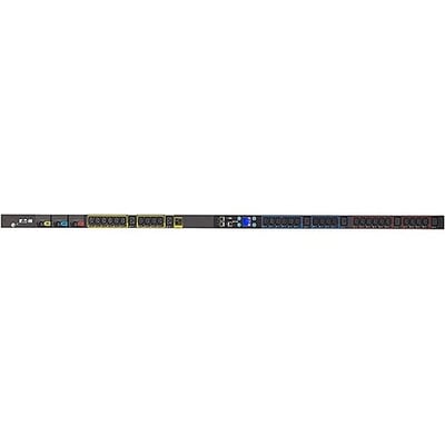 Eaton Metered Input rack PDU, 0U, 309-360P6W input, 11.5 kW max, 200-240V, 48A, 6 ft cord, Single-phase, Outlets: (30) C13 Outlet grip, (6) C19 Outlet grip
