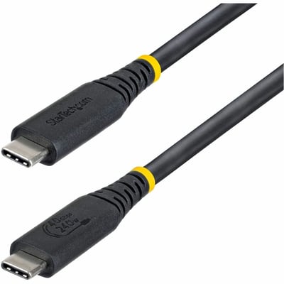 3FT USB4 CABLE BLACK USB-IF CERTIFIED 8K60/DP2.1/240W/40GBPS