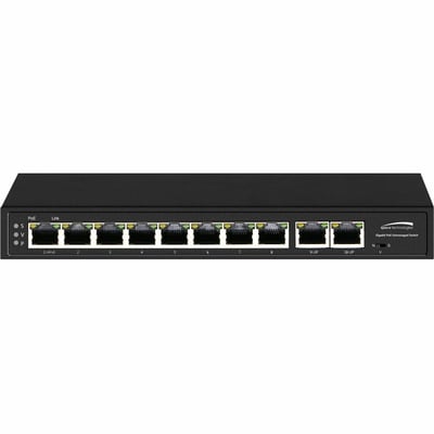 10-PORT SWITCH, 8-PORT POE FULL GIGABIT