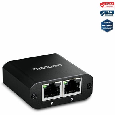 2-PORT GIGABIT SPLITTER WITH US 2-PORT GIGABIT SPLITTER WITH USB TY