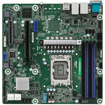 ASROCK RACK W680D4U MICRO-ATX SERVER MOTHERBOARD 12TH GEN INTEL CORE SERIES PROC