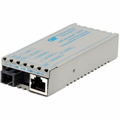 10/100/1000 ETHERNET MEDIA CONV ERTER SC SM SF 15/13NM 20KM NO PWR