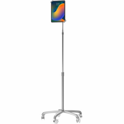 CTA Heavy-Duty Security Gooseneck Floor Stand for 7-13 Inch Tablets, including iPad 10.2-inch (7th/ 8th/ 9th Generation)