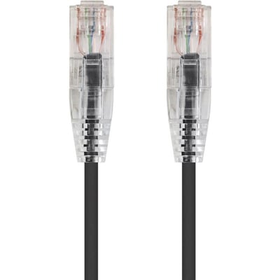 SLIMRUN CAT6 UTP CABLE-7FT BLACK