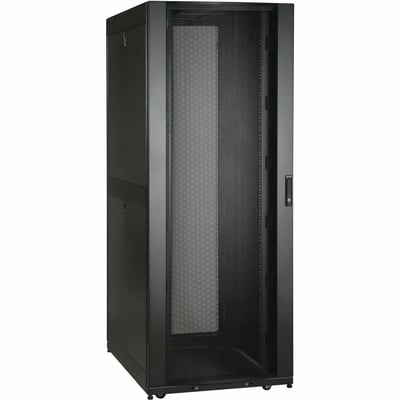 RACK ENCLOSURE CABINET 42U DEEP EXTRA-WIDE W DOORS AND SIDE PANELS