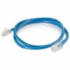 Quiktron Q-Series Patch Cords, Cat5E, Non-Booted, Blue, 1 Ft