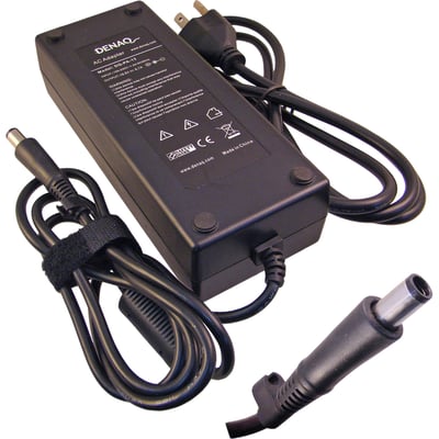 DENAQ 19.5V 6.7A 7.4mm-5.0mm AC Adapter for DELL Inspiron, Latitude, Precision, Studio, Vostro & XPS Series Laptops