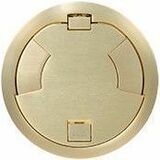 Wiremold 8IN SURFACE STYLE CVR ASSEMBLY SB SATIN BRASS