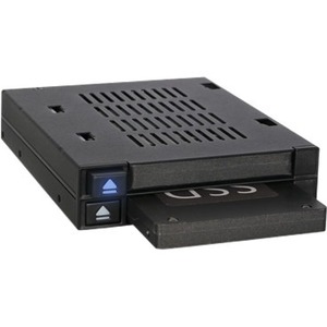 Icy Dock FlexiDOCK MB522SP-B Drive Enclosure for 3.5" - Serial ATA/600 Host Interface Internal - Black