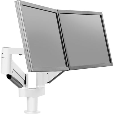 7000-500 DUAL MONITOR ARM ASSEMBLY - MOUNT TWO 32 DISPLAYS (3-10 LBS) WITH CLAMP